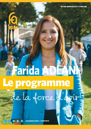 Farida ADLANI, Le programme lection villepinte